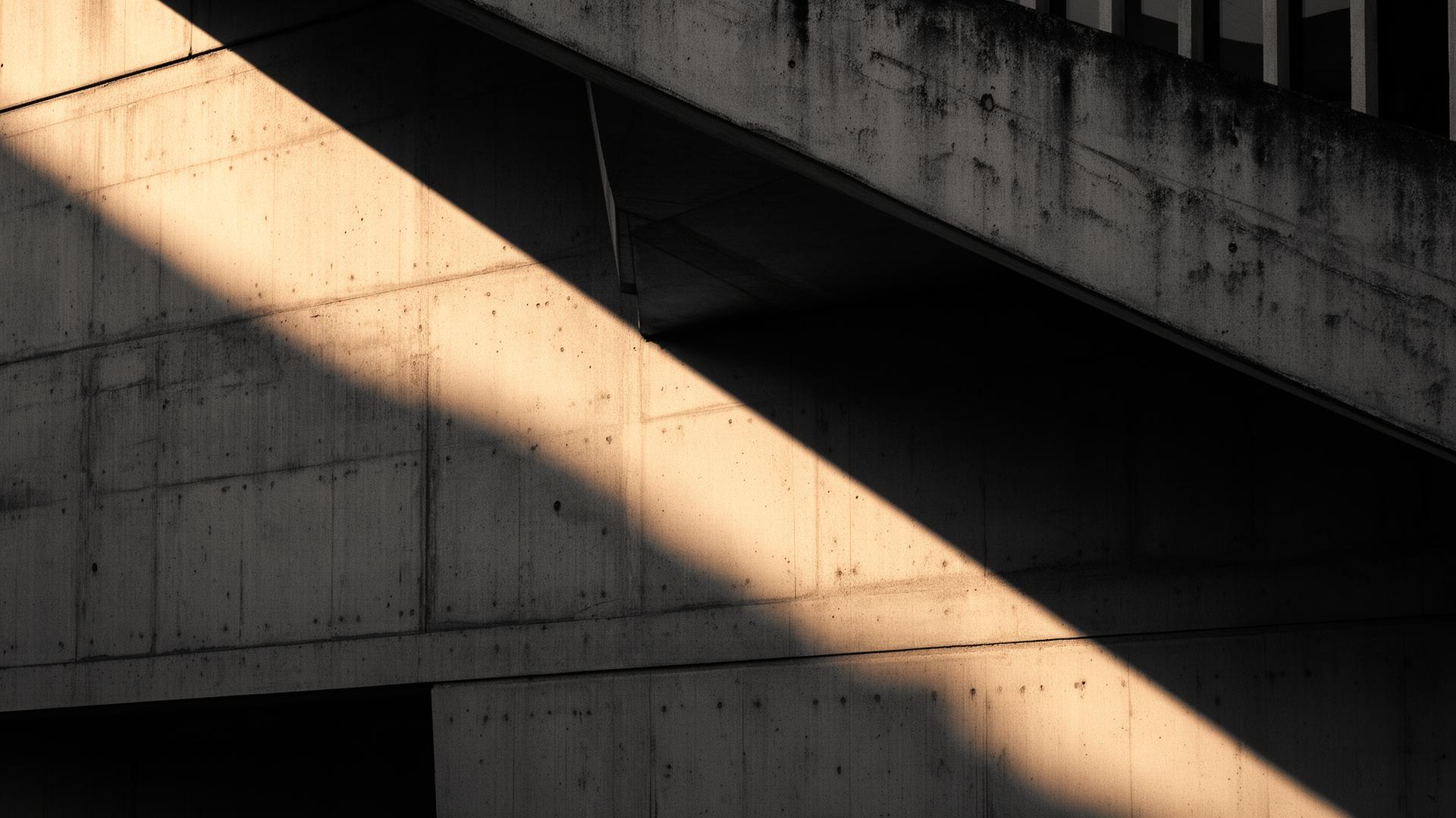 Detalhe arquitetônico brutalist de São Paulo